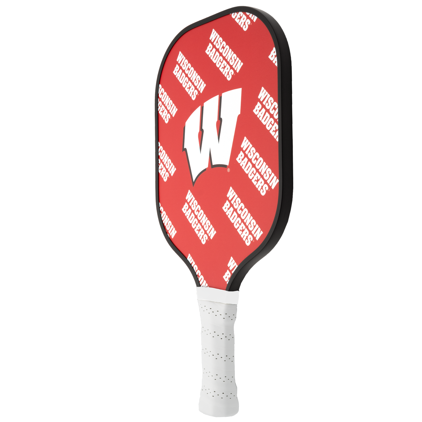 Wisconsin Badgers pickleball paddle back view