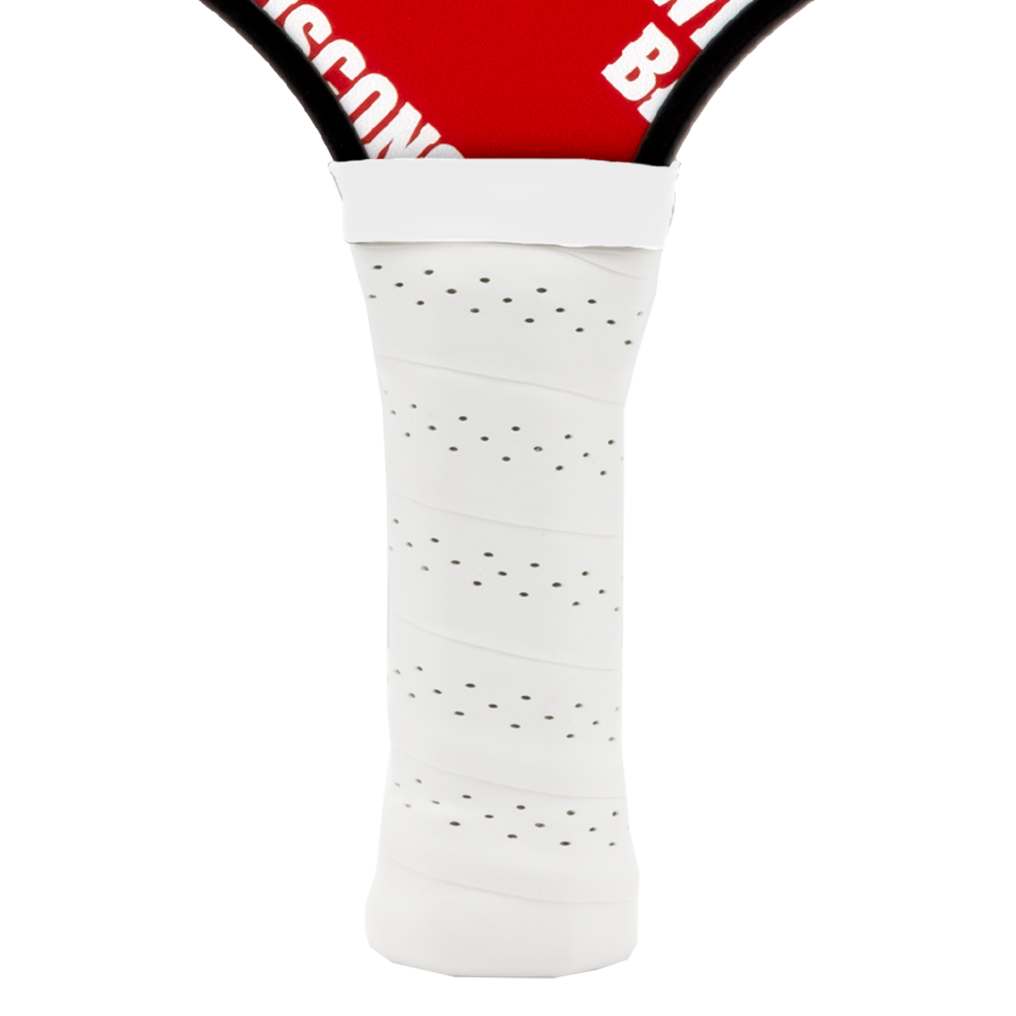 Wisconsin Badgers pickleball paddle handle grip