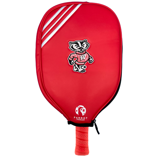 Wisconsin Badgers pickleball paddle cover