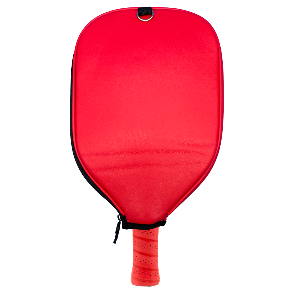 Wisconsin Badgers pickleball paddle cover back view