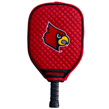 Louisville Cardinals quilted pickleball paddle cover