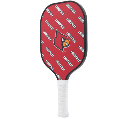 Louisville Cardinals pickleball paddle back view
