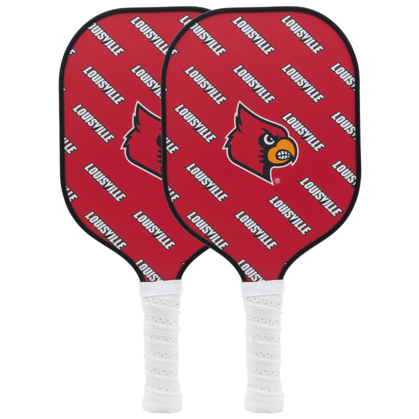 Louisville Cardinals pickleball paddle set
