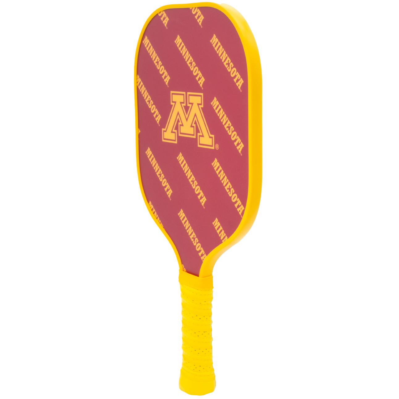 Minnesota Golden Gophers pickleball paddle back view