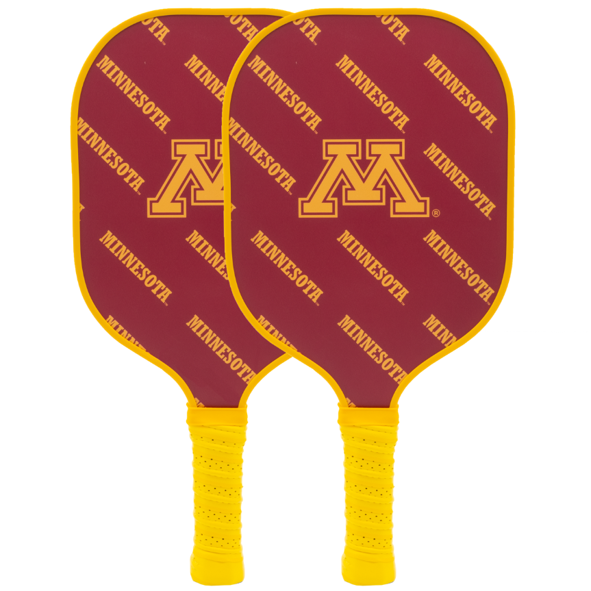 Minnesota Golden Gophers pickleball paddle set