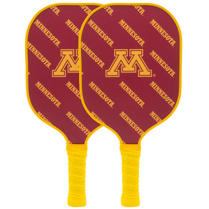 Minnesota Golden Gophers pickleball paddle set
