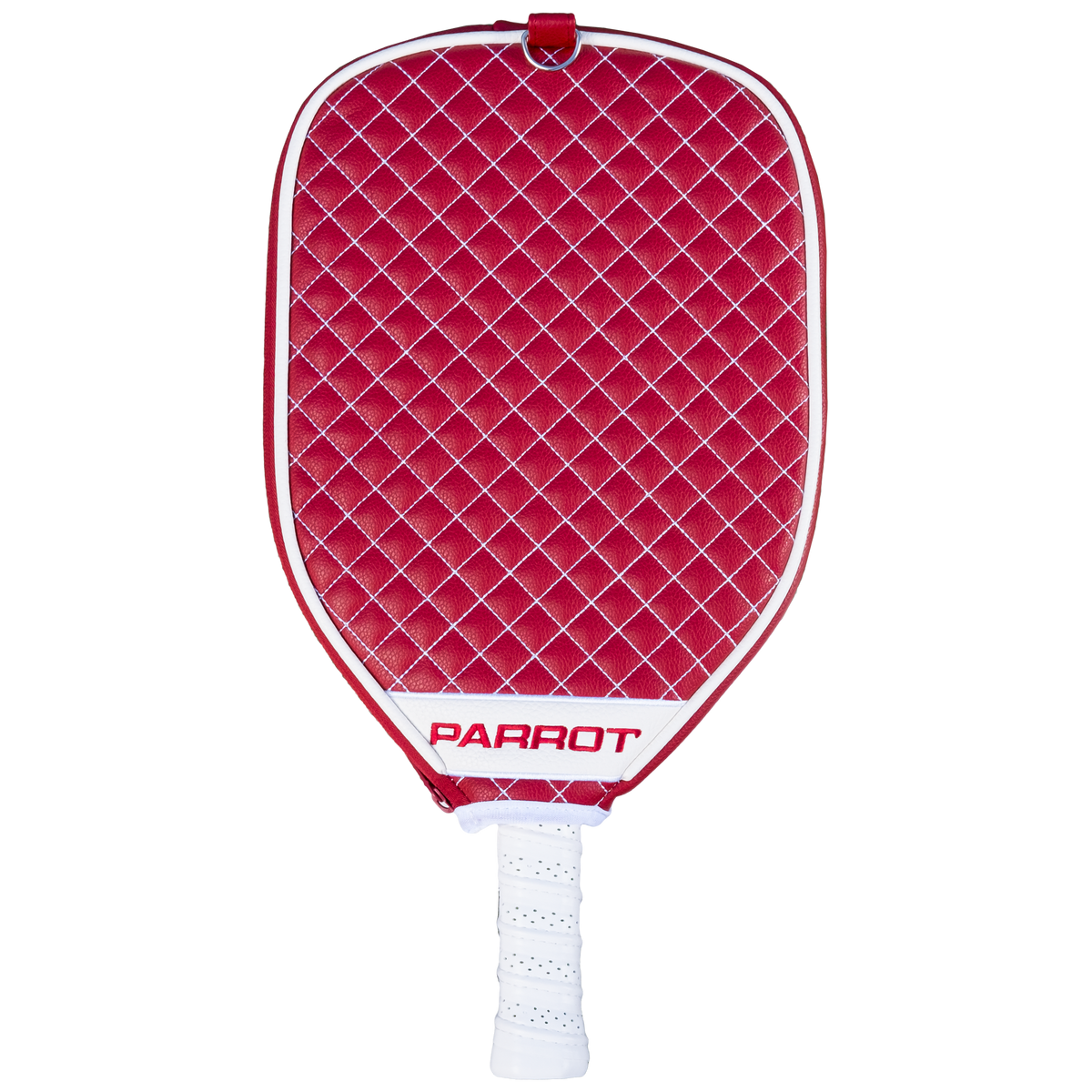 Oklahoma Sooners quilted pickleball paddle cover back view