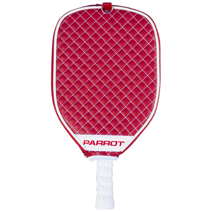 Oklahoma Sooners quilted pickleball paddle cover back view
