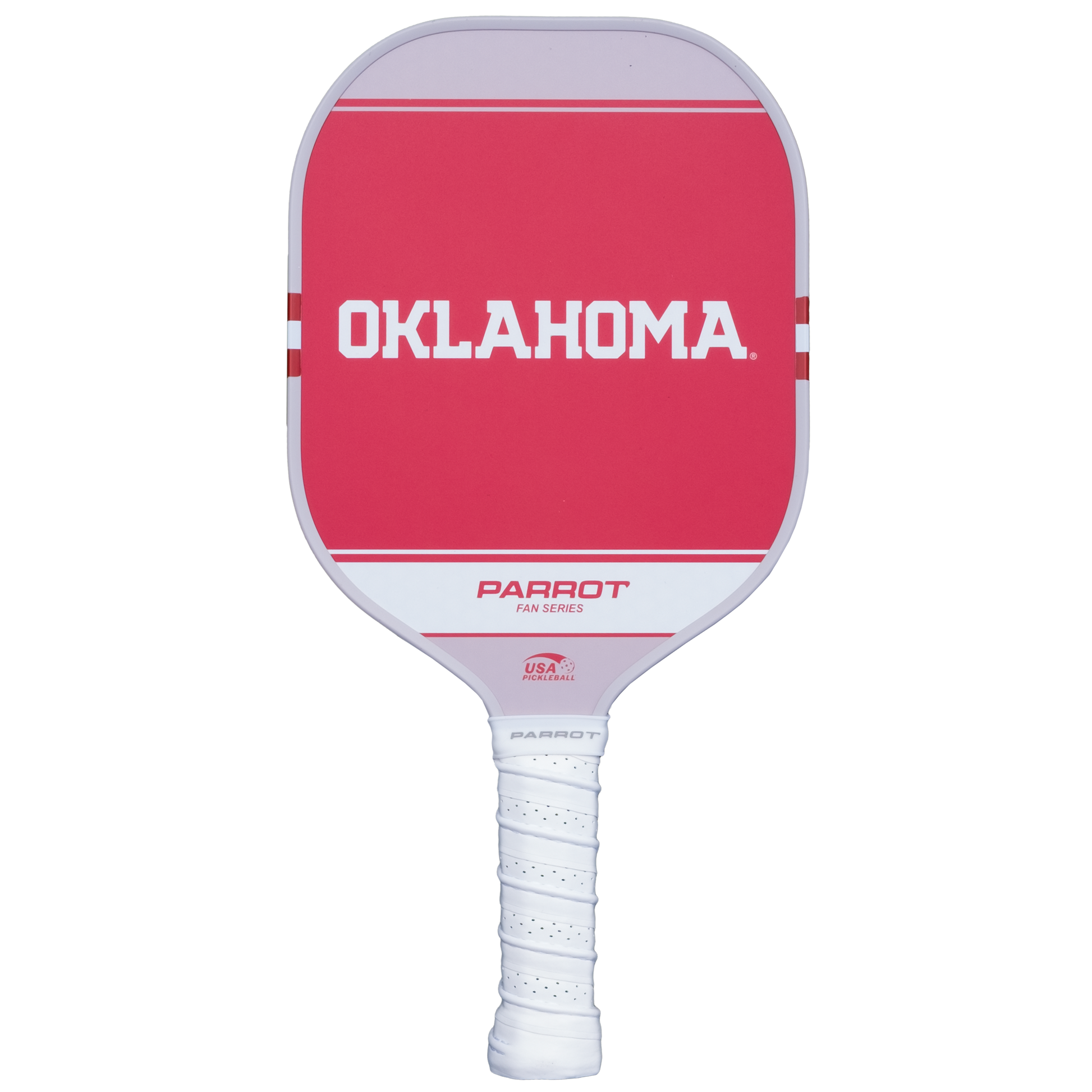 Oklahoma Sooners Sport Plus pickleball paddle back view