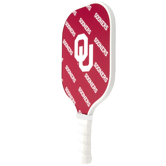 Oklahoma Sooners pickleball paddle back view