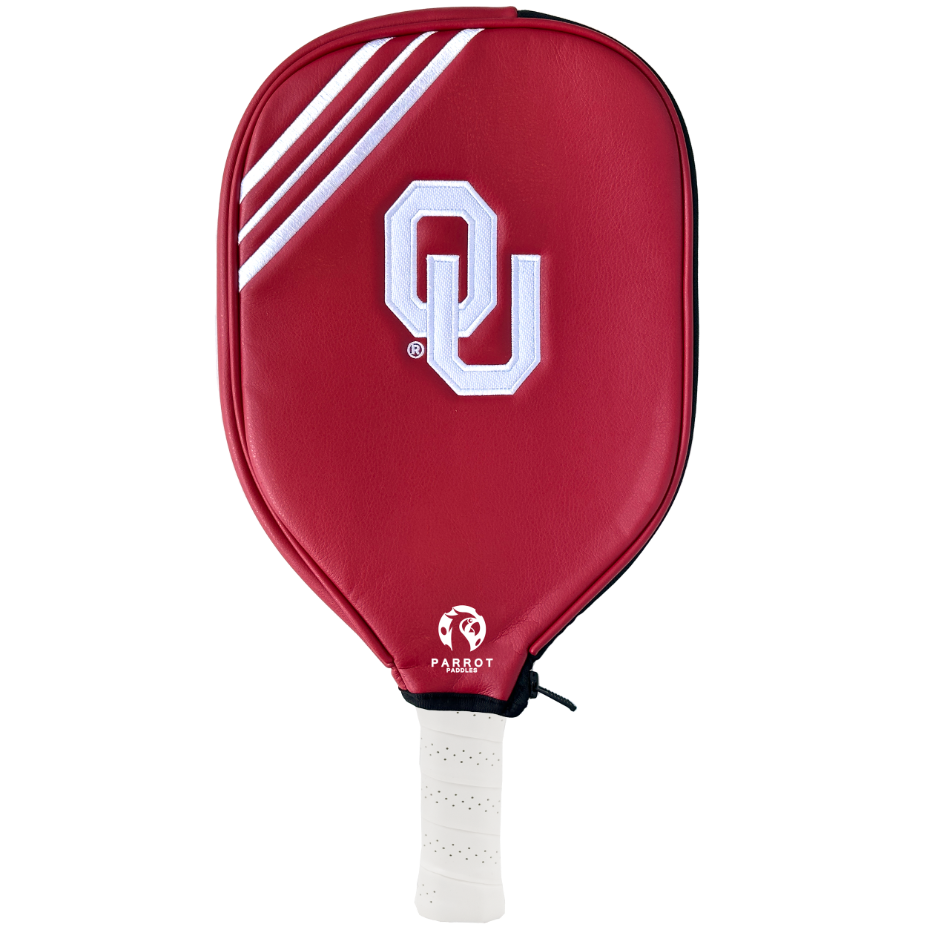 Oklahoma Sooners pickleball paddle cover