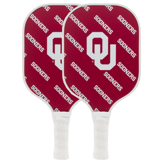 Oklahoma Sooners pickleball paddle set