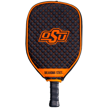 Oklahoma State Cowboys quilted pickleball paddle cover