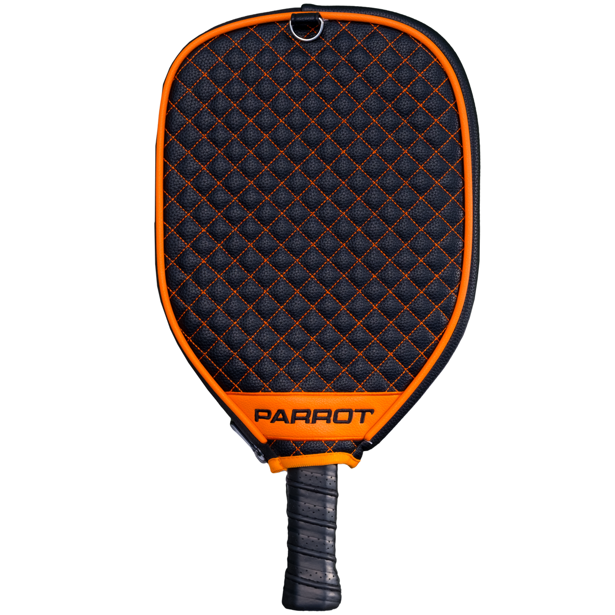 Oklahoma State Cowboys quilted pickleball paddle cover back view