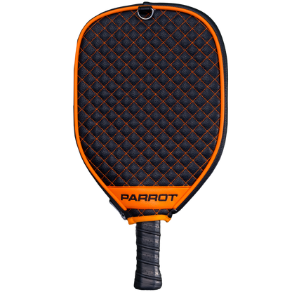 Oklahoma State Cowboys quilted pickleball paddle cover back view