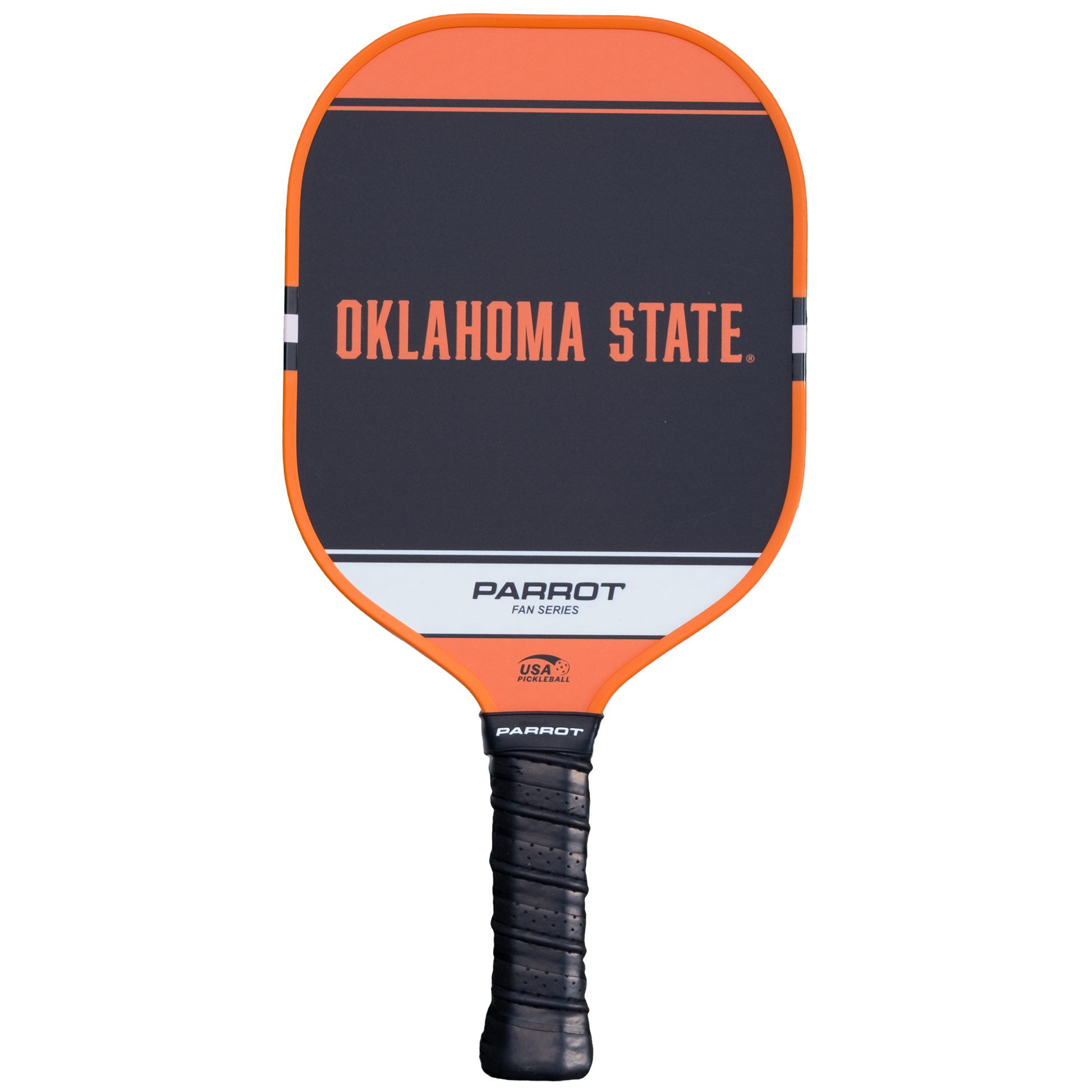 Oklahoma State Cowboys Sport Plus pickleball paddle back view