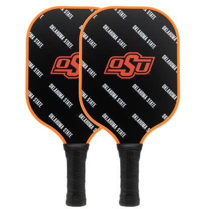 Oklahoma State Cowboys pickleball paddle set