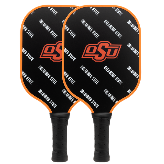 Oklahoma State Cowboys pickleball paddle set