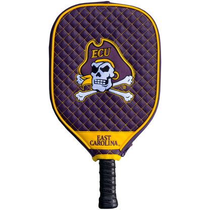 East Carolina Pirates quilted pickleball paddle cover