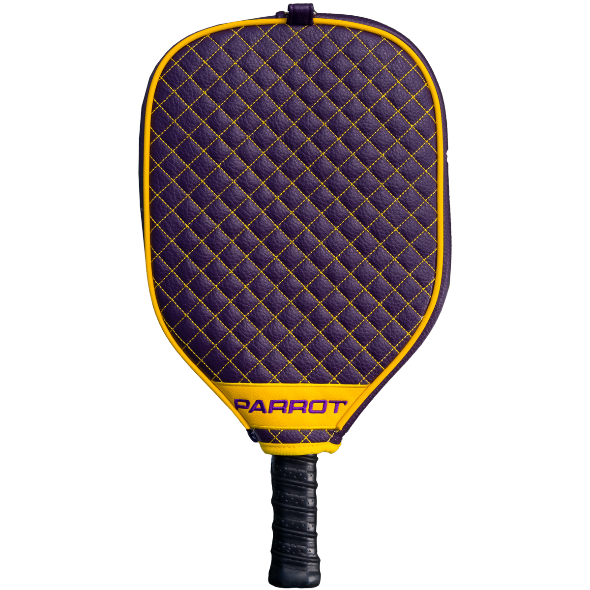 East Carolina Pirates quilted pickleball paddle cover back view