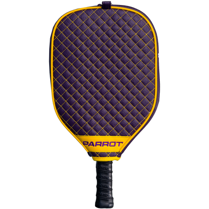 East Carolina Pirates quilted pickleball paddle cover back view