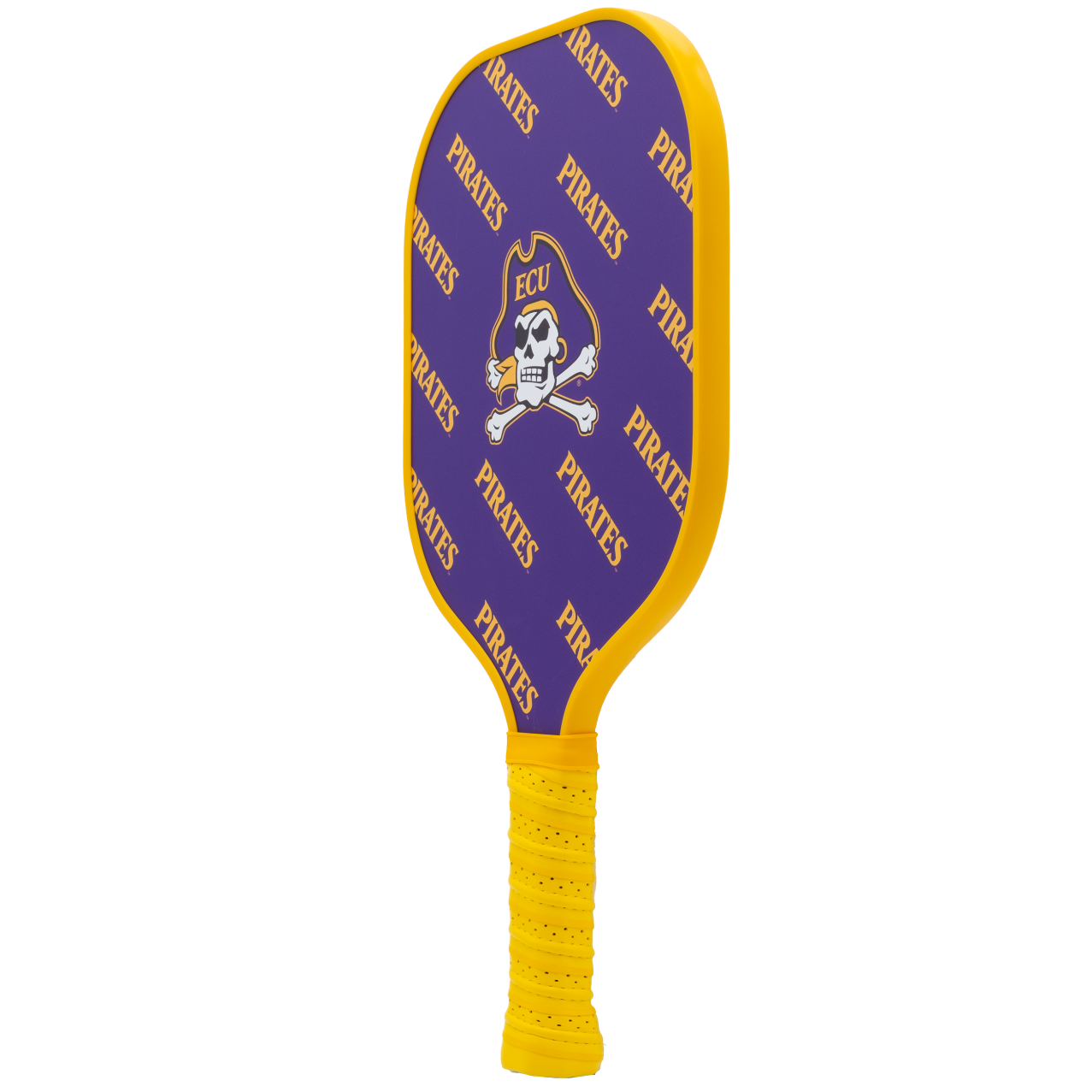 East Carolina Pirates pickleball paddle back view