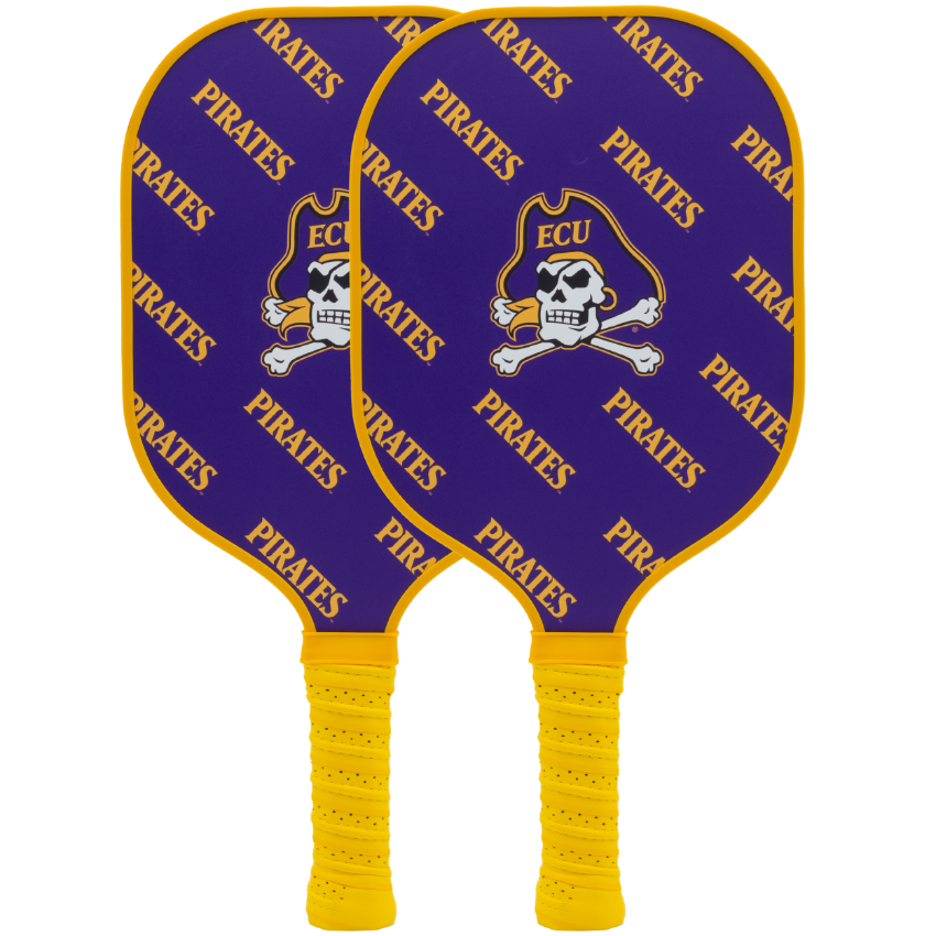 East Carolina Pirates pickleball paddle set