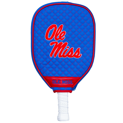 Mississippi Rebels quilted pickleball paddle cover