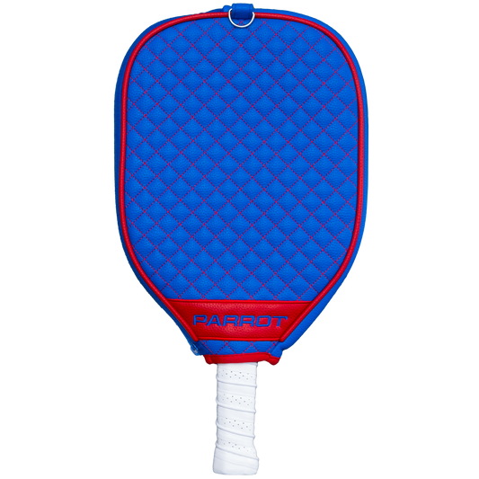 Mississippi Rebels quilted pickleball paddle cover back view