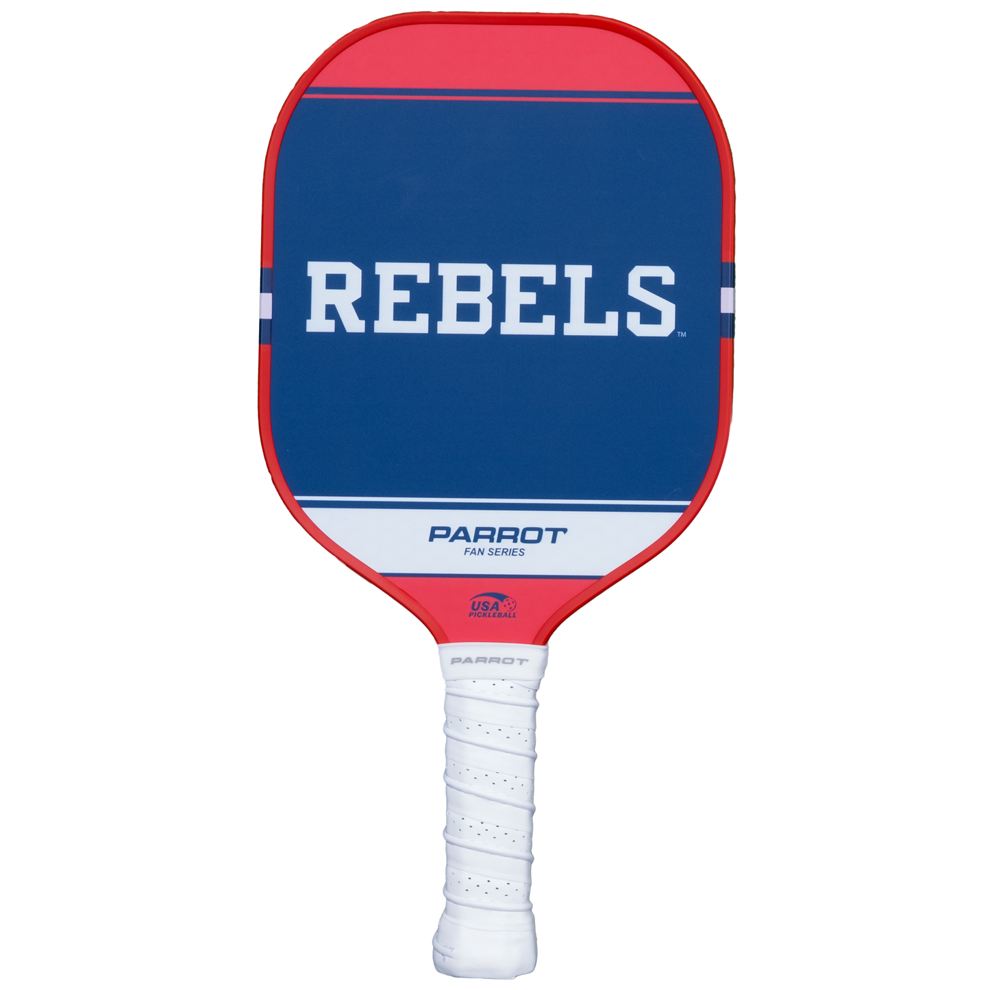 Ole Miss Rebels Sport Plus pickleball paddle back view