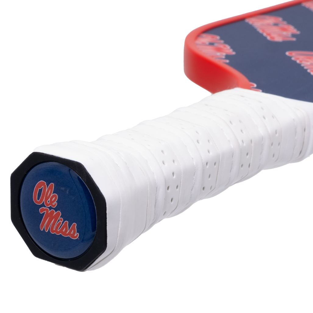 Ole Miss Rebels pickleball paddle handle logo