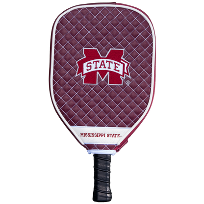 Mississippi State Bulldogs quilted pickleball paddle cover