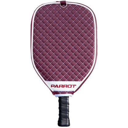 Mississippi State Bulldogs quilted pickleball paddle cover back view