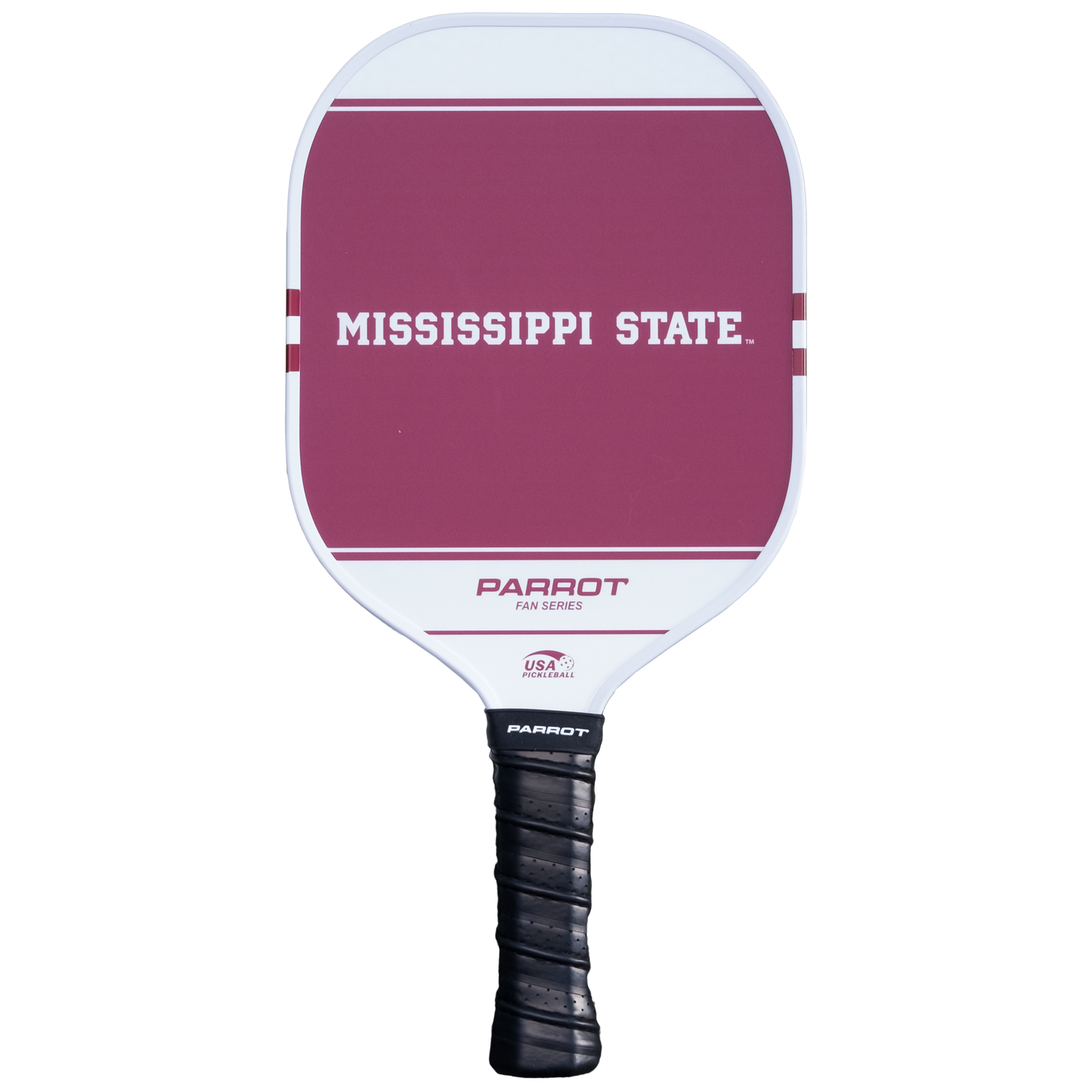 Mississippi State Bulldogs Sport Plus pickleball paddle back view