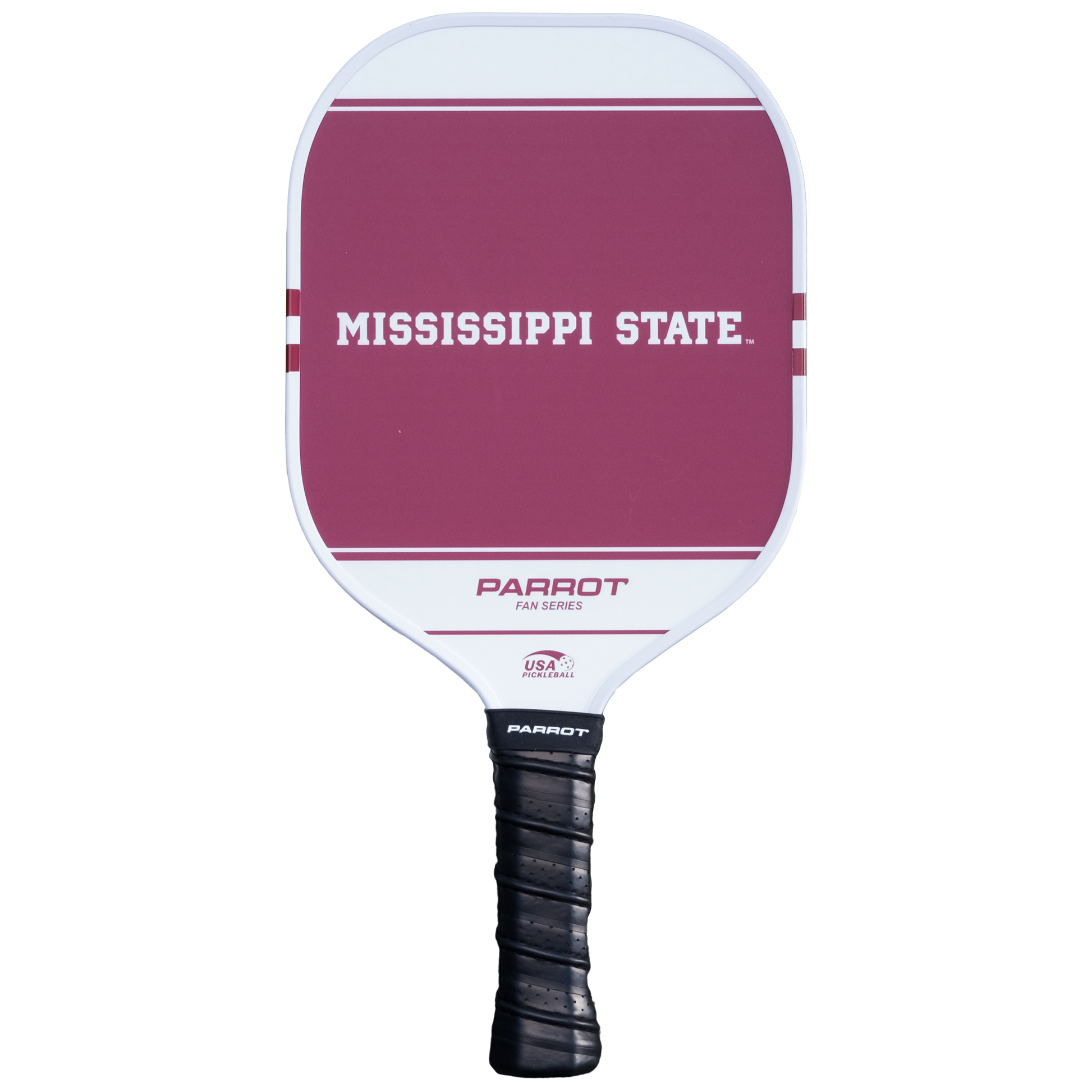 Mississippi State Bulldogs Sport Plus pickleball paddle back view