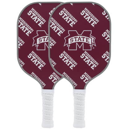 Mississippi State Bulldogs pickleball paddle set