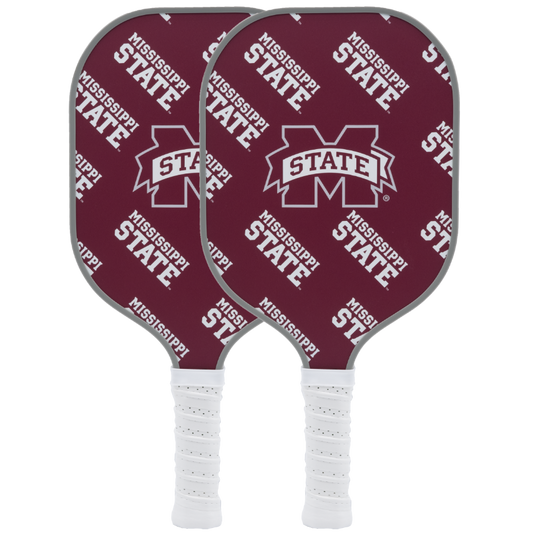 Mississippi State Bulldogs pickleball paddle set