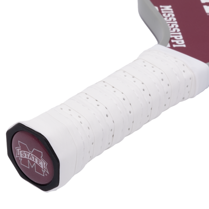 Mississippi State Bulldogs pickleball paddle handle logo