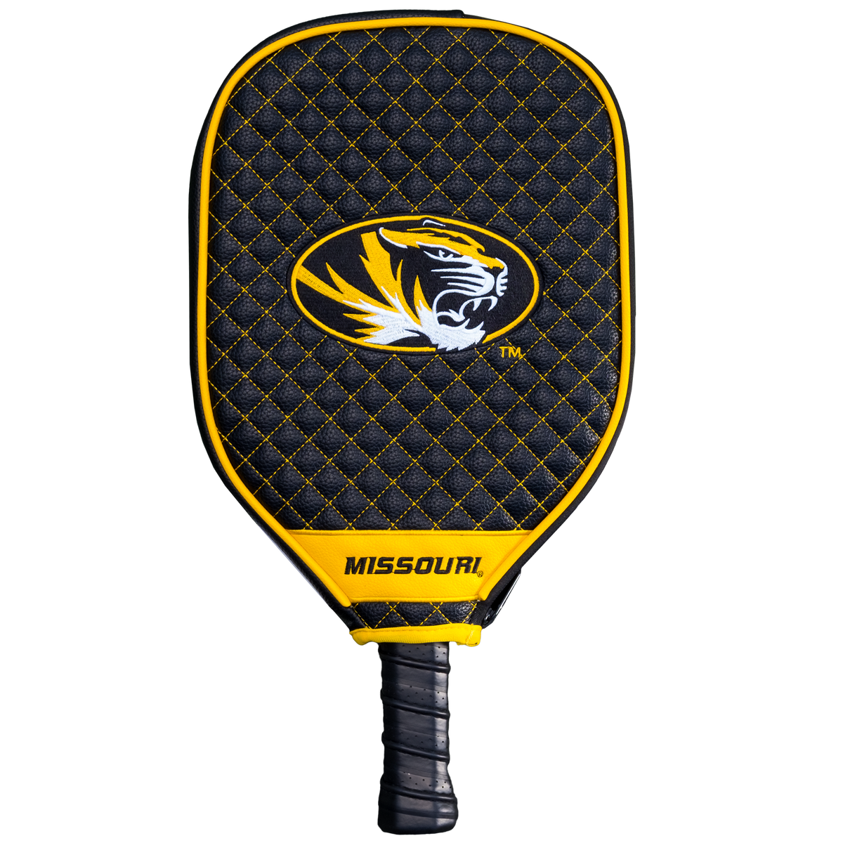 Missouri Tigers quilted pickleball paddle cover