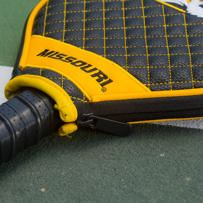 Missouri Tigers quilted pickleball paddle cover team name