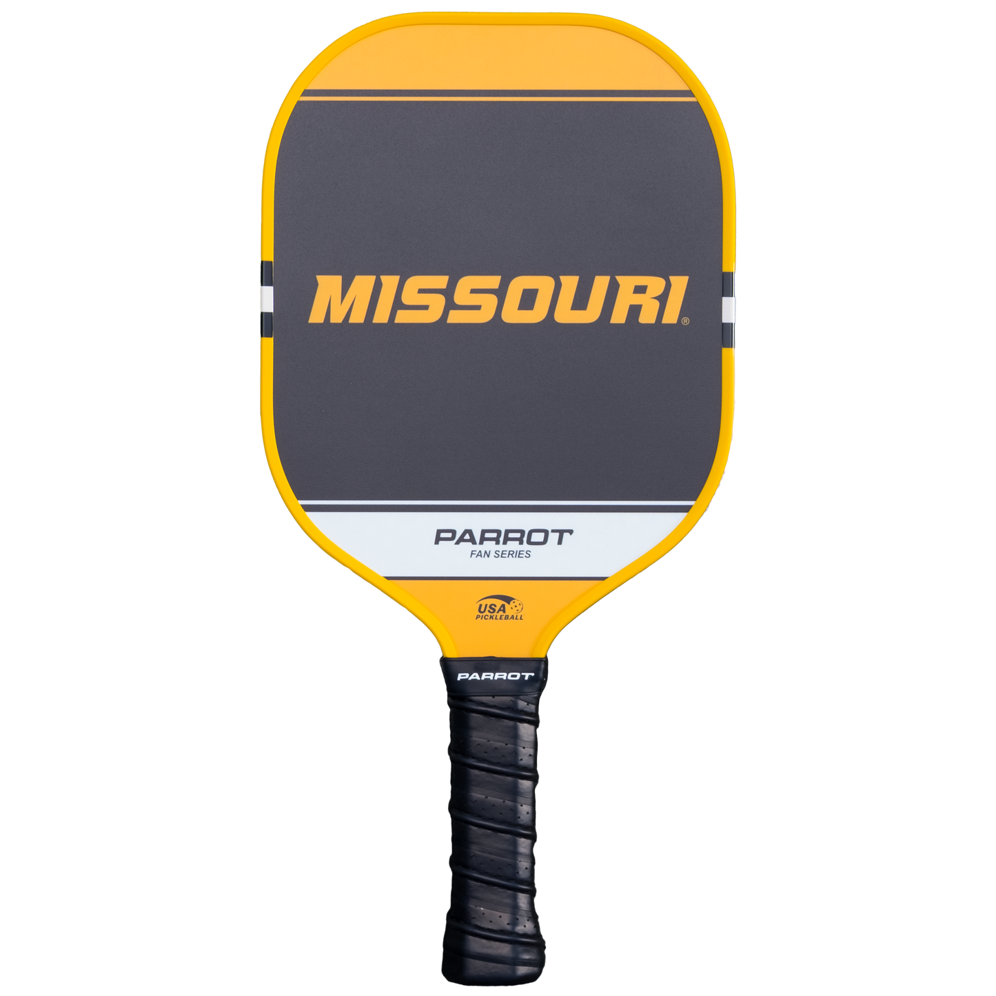 Missouri Tigers Sport Plus pickleball paddle back view