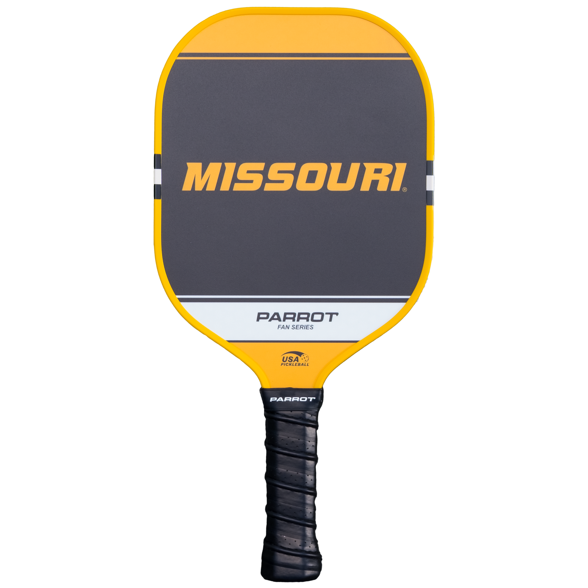 Missouri Tigers Sport Plus pickleball paddle back view