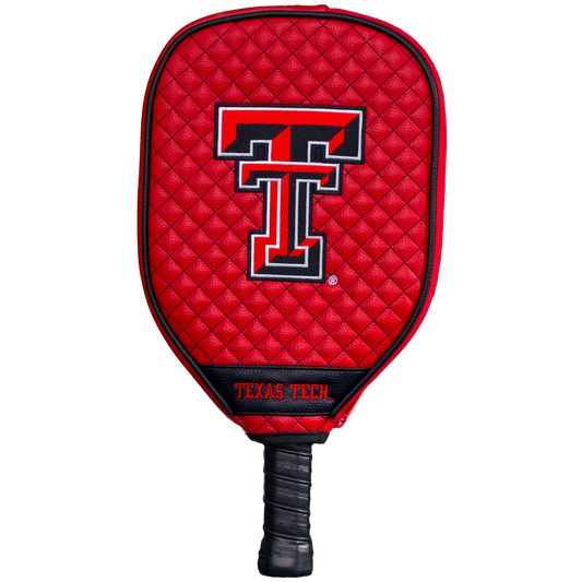 Texas Tech Red Raiders quilted pickleball paddle cover