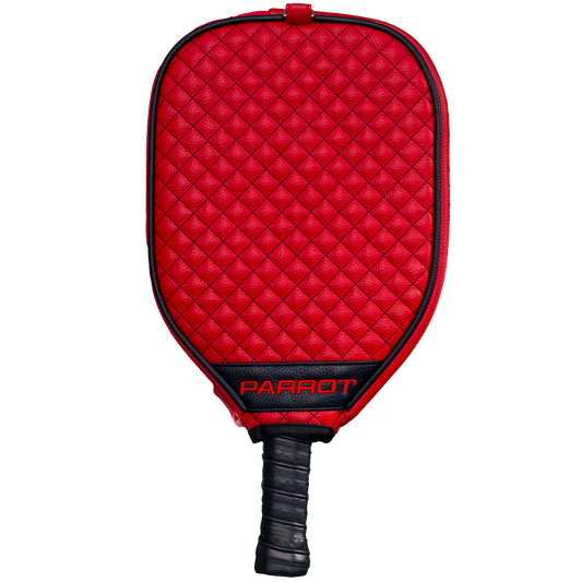 Texas Tech Red Raiders quilted pickleball paddle cover back view
