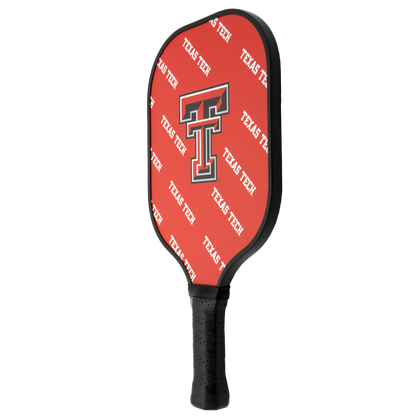 Texas Tech Red Raiders pickleball paddle back view