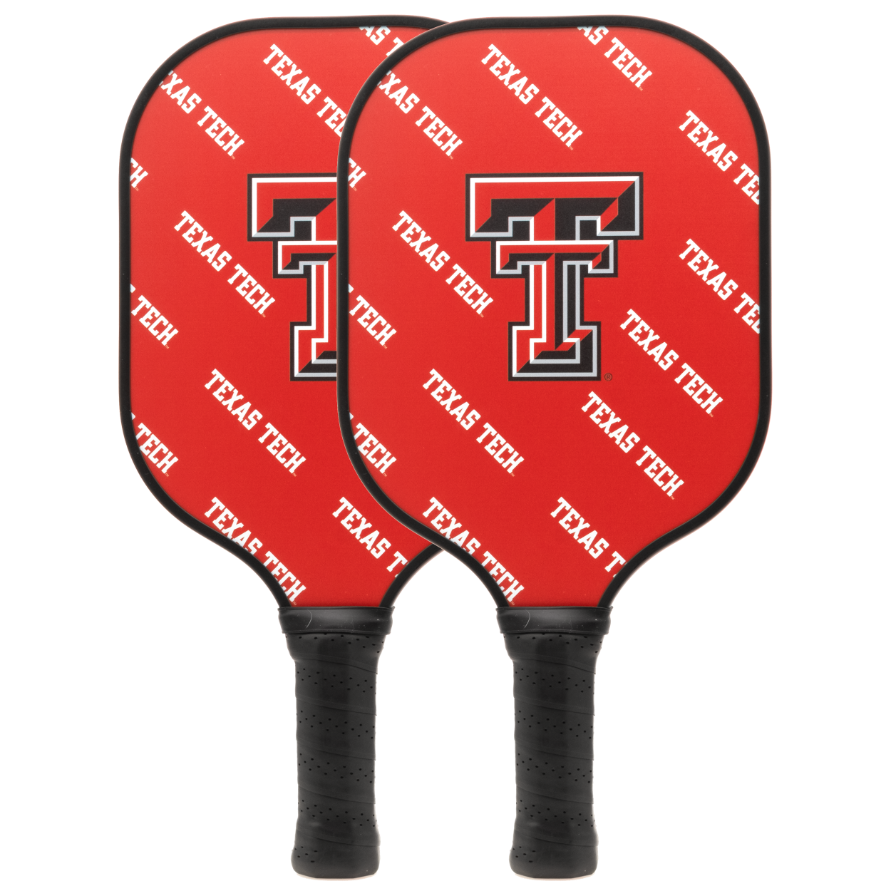 Texas Tech Red Raiders pickleball paddle set