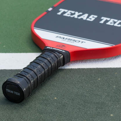 Texas Tech Red Raiders Sport Plus pickleball paddle on the court