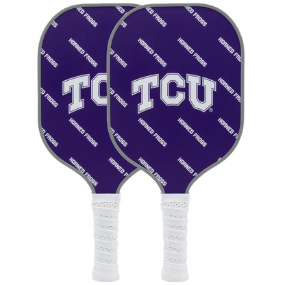 TCU Horned Frogs pickleball paddle set