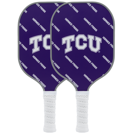 TCU Horned Frogs pickleball paddle set
