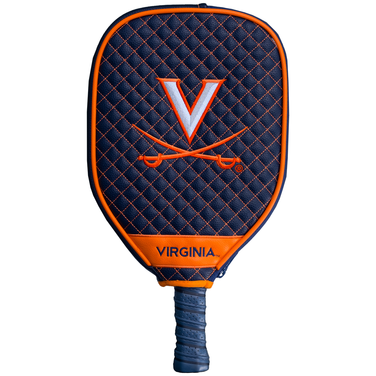 Virginia Cavaliers quilted pickleball paddle cover
